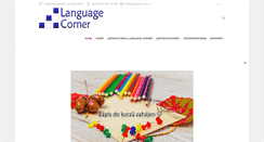 Desktop Screenshot of language-corner.cz